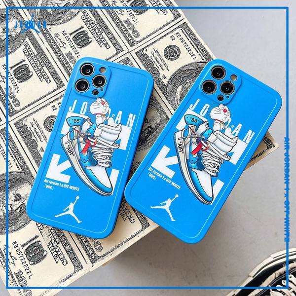 NIKE AIR JORDAN iPhone 13 13 Pro 12 12 pro max case Blue Doraemon iPhone 11 11pro max cover Supre Cover